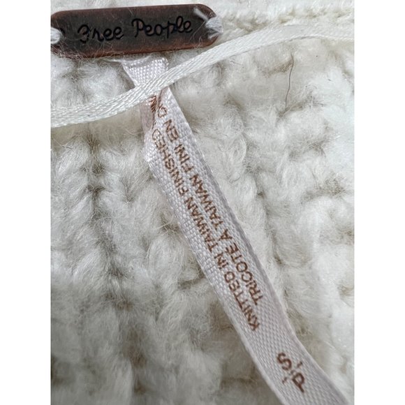 Free People Size S Carter Pullover Sweater Color Ivory MSRP $98 - Picture 12 of 13